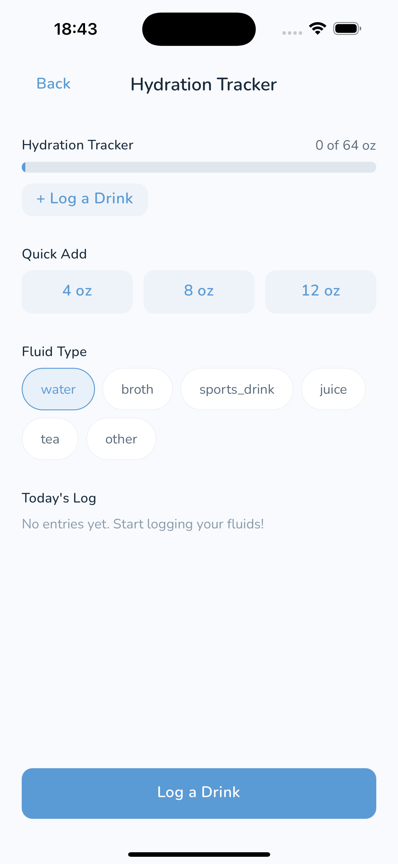 Hydration Tracker